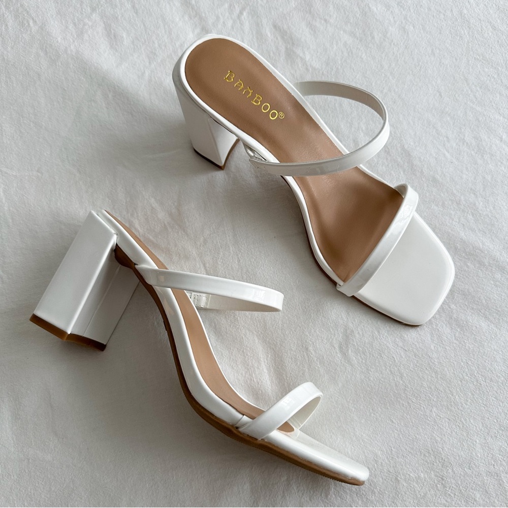 NWOT: White mules